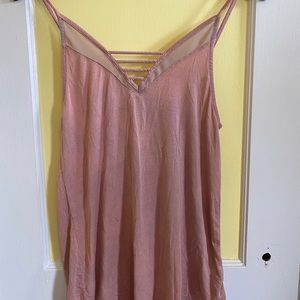 Pink tank top